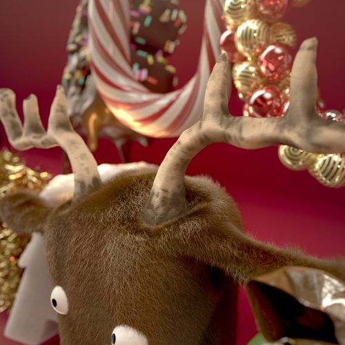 Buon Natale CGI 3D Illustration
