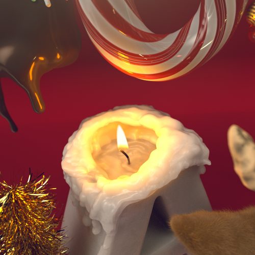 Buon Natale CGI 3D Illustration