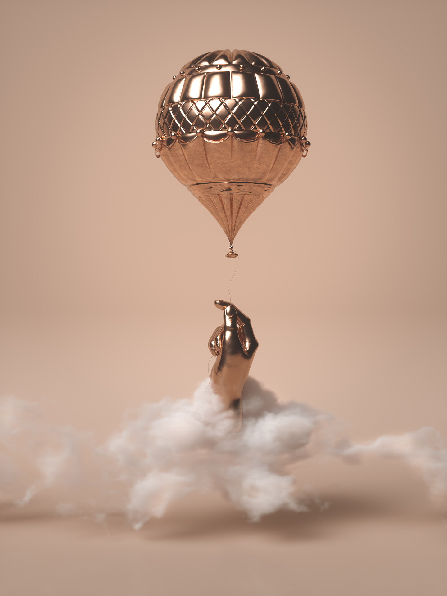 Heavy Thoughts 3D CGI Illustration