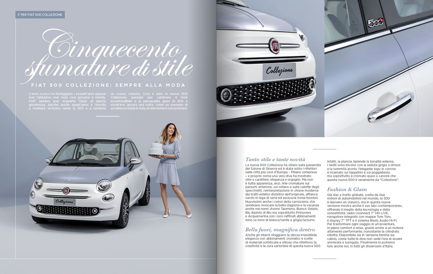 FIAT 500 Collezione Photography Advertising